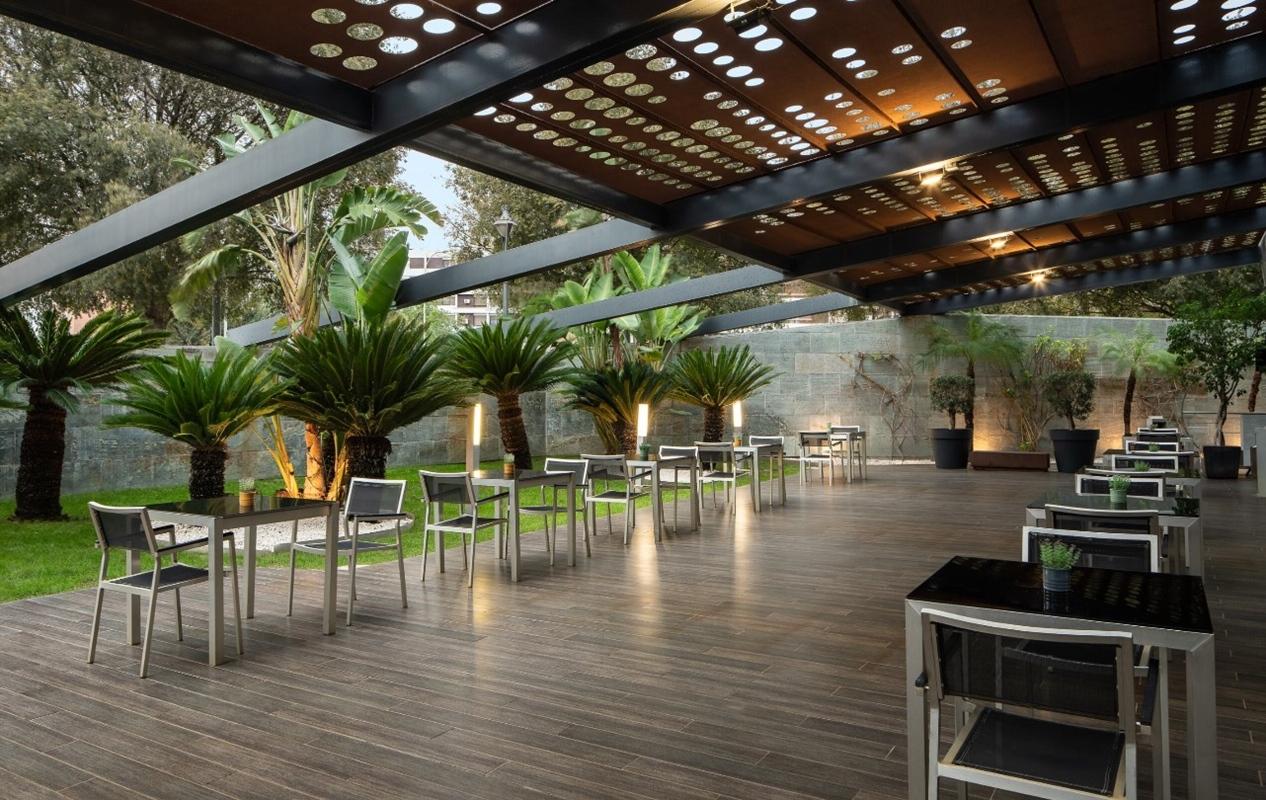 Eurostars Palace Κόρδοβα Εξωτερικό φωτογραφία The interior of the restaurant